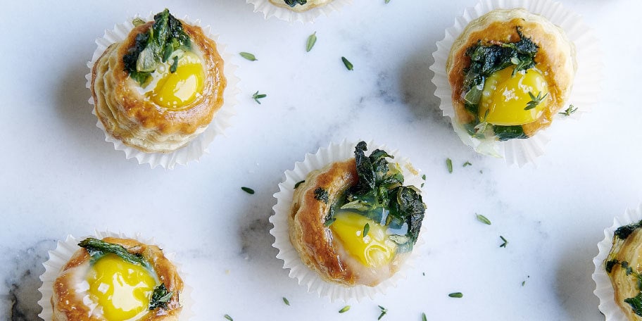 Mini-bouchées aux oeufs de caille