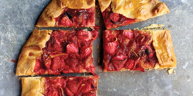 Tarte rustique aux fraises