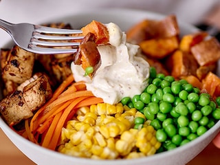 Buddha bowl au tofu