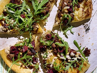 Pizzapero met lam