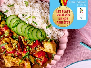 Boite repas - Curry vert (au poulet)