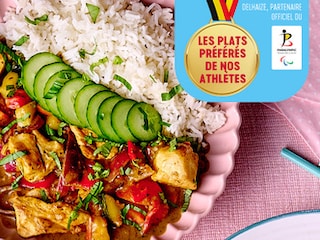 Boite repas - Curry vert (au poulet)