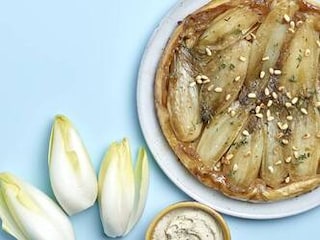 Tarte tatin met witloof 