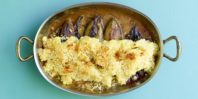 Vegan gegratineerd witloof