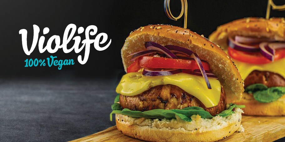 100% plantaardige burger