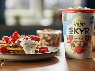 Pancakes au Skyr Fraise 