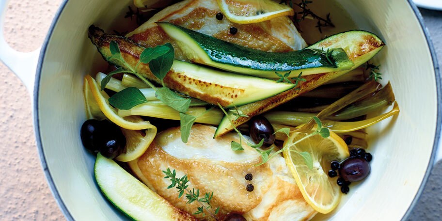 Kipfilets gebraden op lage temperatuur