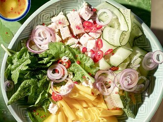 Indische salade met paneer