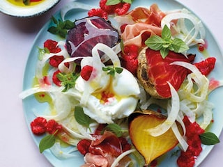 Salade de betteraves et fenouil aux framboises