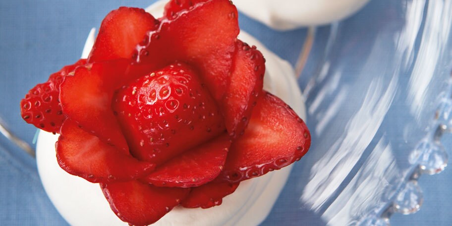 Montagne à la fraise