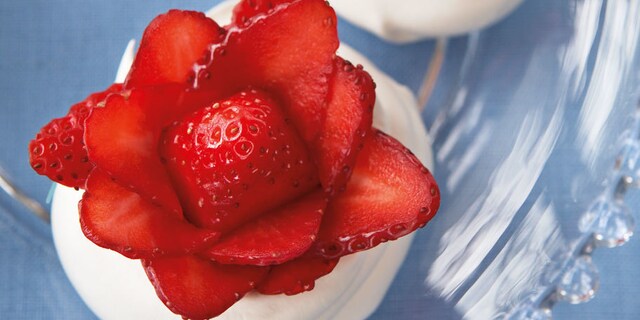 Montagne à la fraise