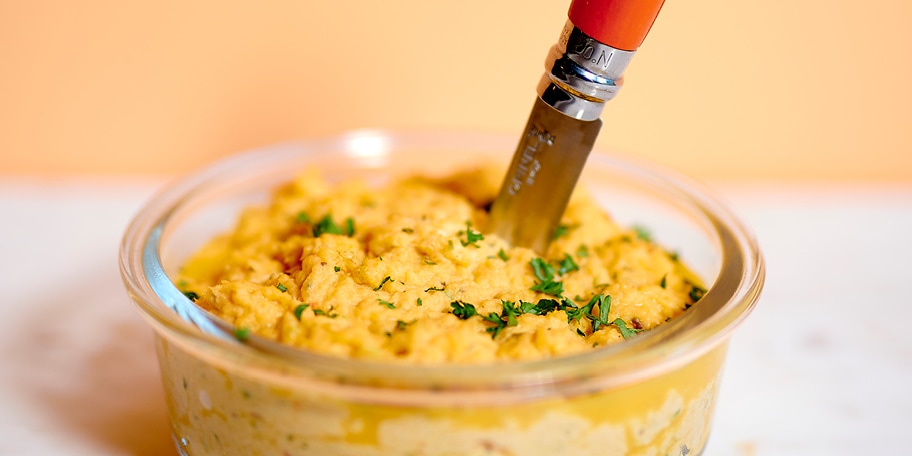 Rilettes van zalm met boter