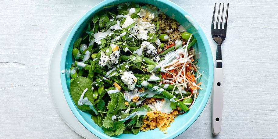 Buddha Bowl met geitenkaas