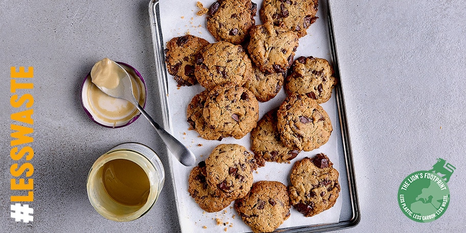 Chocoladecookies met tahini