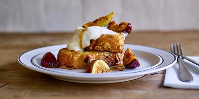 Pain perdu aux figues fraîches