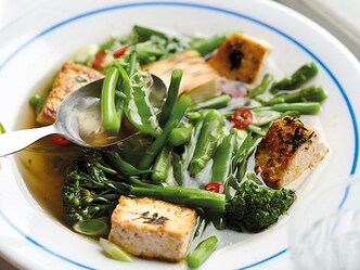 Soupe-repas au tofu