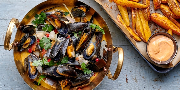 Moules thaï-rish pour 2 personnes - Recettes - Elle à Table