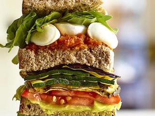 Veggie club sandwich
