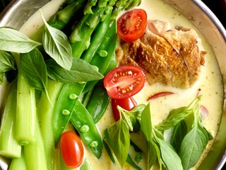 Curry vert de volaille