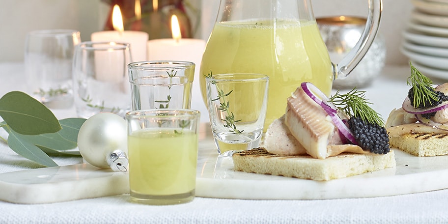 Shot de gingembre au citron