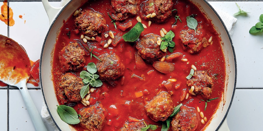 Balletjes in tomatensaus