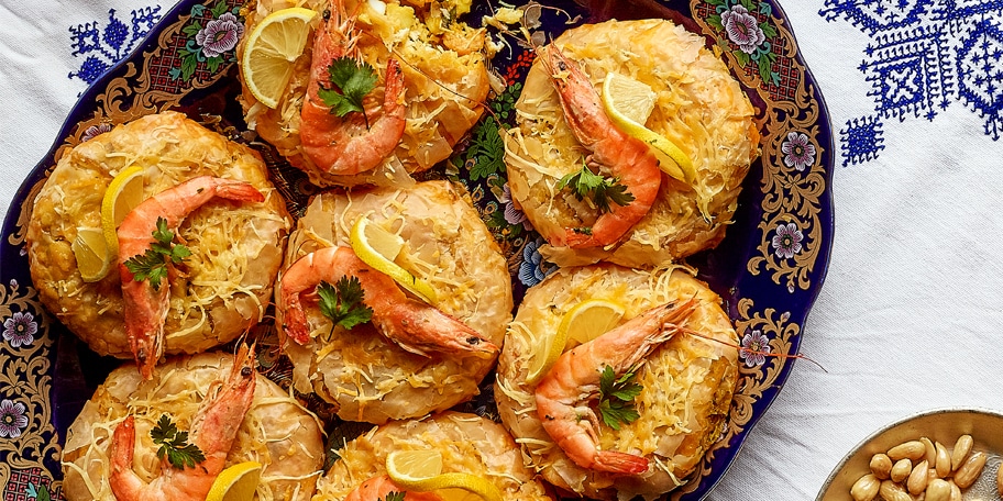Petites pastillas aux fruits de mer