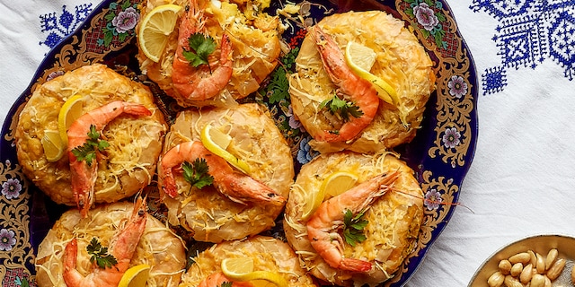 Petites pastillas aux fruits de mer