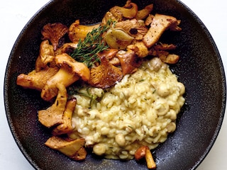 Risotto aux girolles et au pecorino