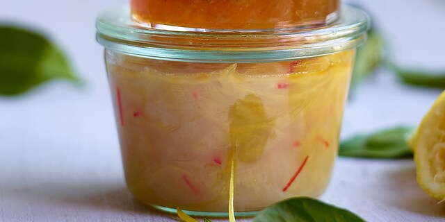 Chutney de citron au piment