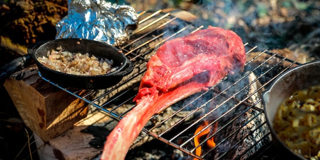 Côte de bœuf irlandaise au BBQ