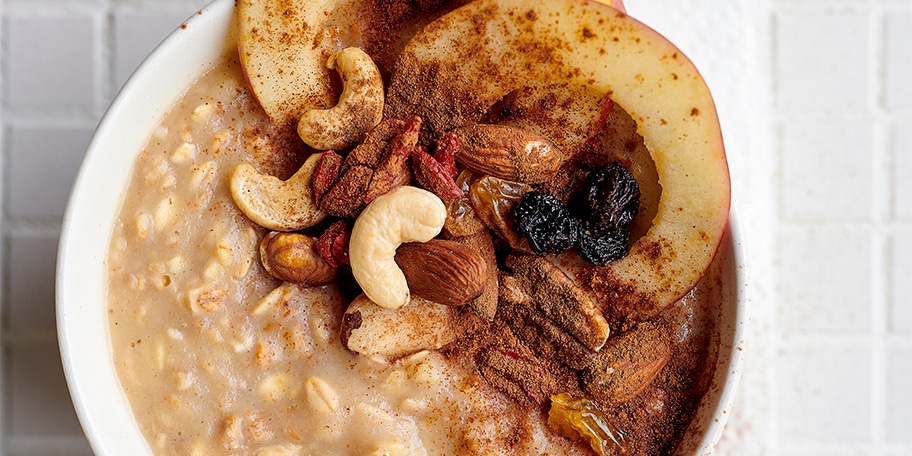 Breakfastpudding met appelen