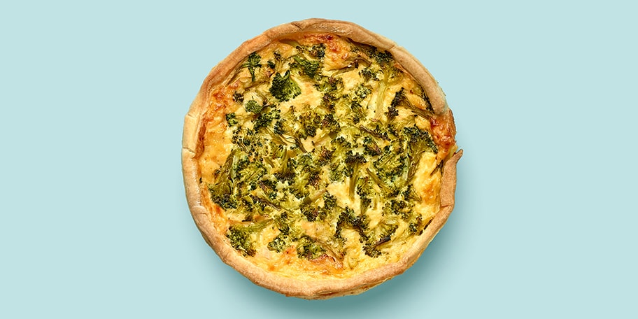 Raprap quiche met zalm