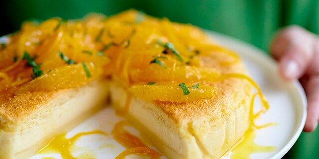 Tovertaart met sinaasappel