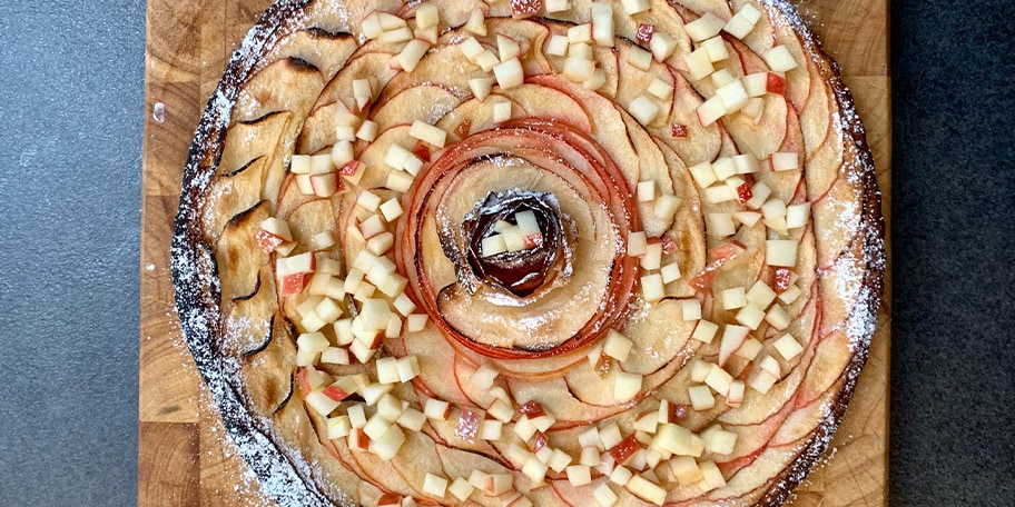 Appeltaart met frangipane 