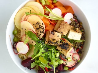 Buddha bowl au tofu