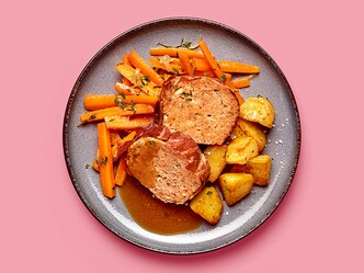 Pain de viande aux carottes