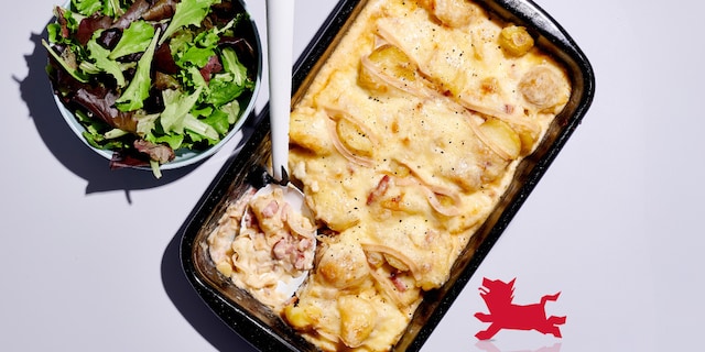 Tartiflette met raclettekaas