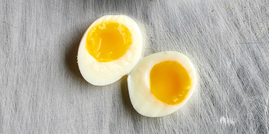 Halfzacht gekookt ei