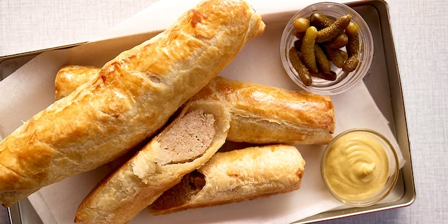 Pains saucisses maison