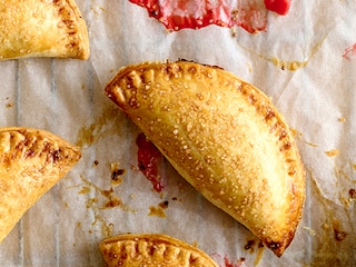 Empanada’s met aardbeien