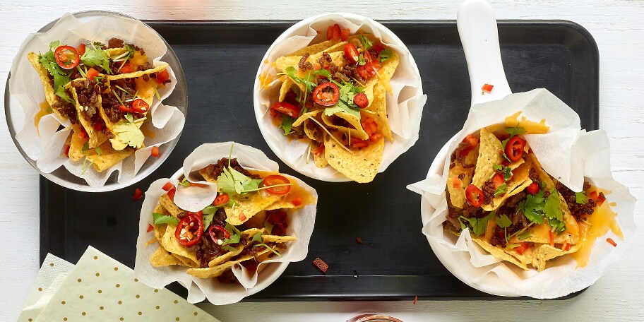 Nachos au cheddar