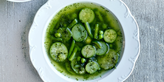 Groene minestrone