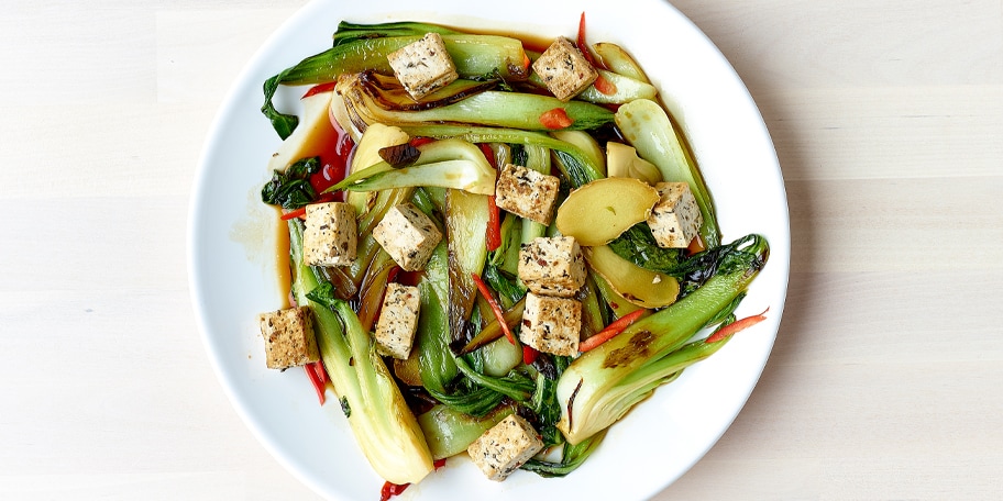 Paksoi sauté au tofu