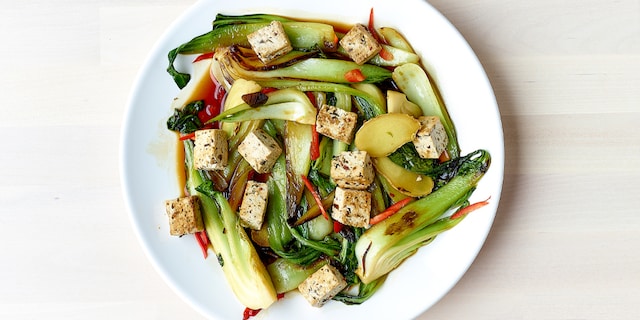Paksoi sauté au tofu