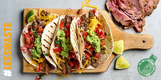 Tacos à l’émincé d’agneau