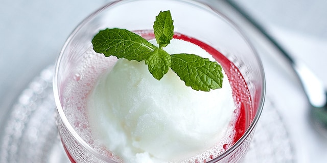 Sorbet au champagne