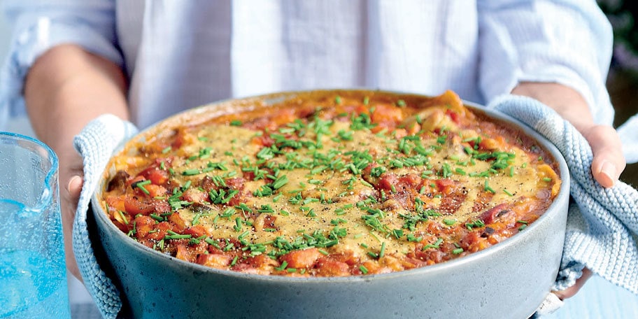 Lasagne met extra veel groenten