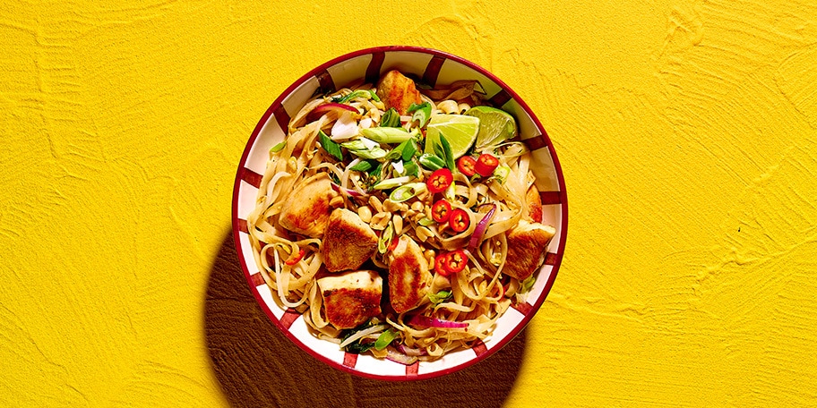 Pad thai met kip