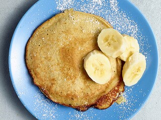 Pancakes met bananen