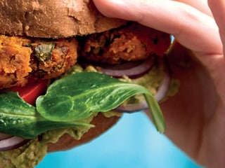 Burgers aux boulettes de lentilles